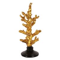 CORAL BRANCH GOLDСкульптура коралл, цвет золото, H: 28 cm | W: 10 cm | D: 10 cm