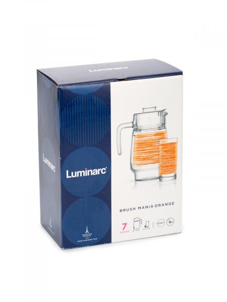 Набор питьевой БРАШМАНИЯ ОРАНЖ 7пр LUMINARC