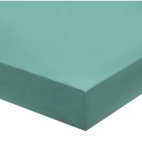 Простынь на резинке 200/200 выс 30 celadon бирюзовый сатин 280TC