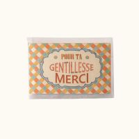 Мыло твердое MERCI Pour ta gentillesse, 50 гр, нежный аромат