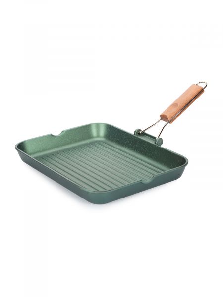 Сковорода-гриль DR.GREEN 36х26см со складной ручкой RISOLI
