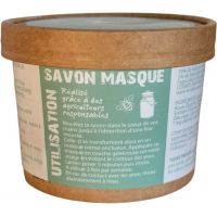 Мыло-маска Mas du Roseau LAIT D'ANESSE для лица твердая 150 гр для зрелой деликатной кожи, на органическом ослином молоке