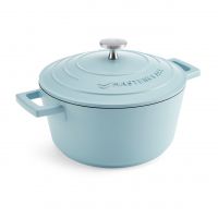 Кастрюля с крышкой 2.5 л, 20 см, литой алюминий PASTEL BLUE MasterClass KITCHEN CRAFT