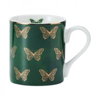 Кружка фарфоровая Butterflies Mikasa GREEN 280 мл KITCHEN CRAFT
