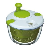 Сушилка для салата механическая пластиковая 25 см белая, зеленая Twist Action KITCHEN CRAFT
