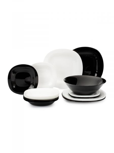 Набор столовый КАРИН ЧЕРНО-БЕЛЫЙ 19пр LUMINARC