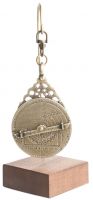 Миниатюрная астролябия Hemisferium Miniature Eastern Astrolabe, 13x4.5 см, толщина 5 мм, бронза