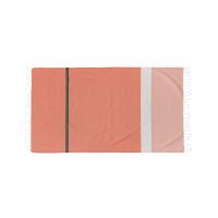 Пляжное полотенце SUMMER CORAIL100х180, хлопок 100%, с оборотной стороны махра, 320 г/м2