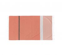 Пляжное полотенце SUMMER CORAIL100х180, хлопок 100%, с оборотной стороны махра, 320 г/м2
