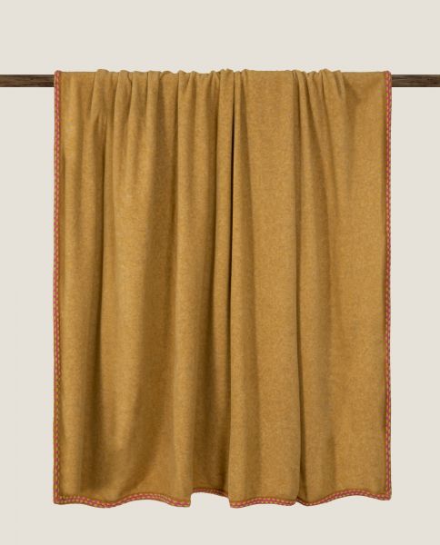Покрывало Frati SOFT BAMBOO ZAFFERANO, желтый, 220х260, бамбук 40% полиэстер 60%, 1750г