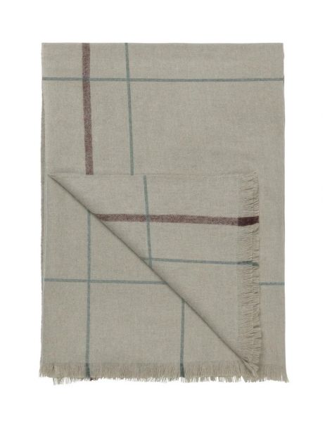 SQUARE light green Плед 130/200 , 50% альпака + 40% овечья шерсть + 10% микрофибра, 560 гр