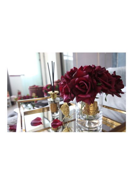 GRAND BOUQUET Carmine Red Большой букет роз, 2 спрея, красный, ВхШхД 32х26х26 см