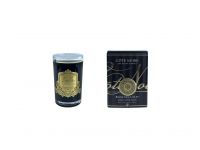 QUEEN OF THE NIGHTСвеча 75 гр, черный стаканчик, золотой декор, ВхШхД 11х7,5х7,5см соевый воск, вр