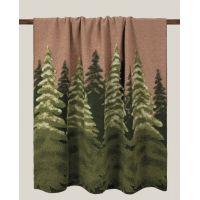 Плед Frati BOSCO VERDE бежево-зеленый 150x190 см шерсть 55% полиэстер 45%, 1070г