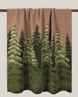 Плед Frati BOSCO VERDE бежево-зеленый 150x190 см шерсть 55% полиэстер 45%, 1070г