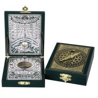 Солнечные часы Hemisferium Brass Kepler8,6х7 Н 2см, бронза