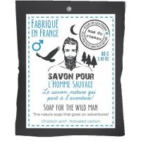 Мыло HOMME SAUVAGE 100 гр, для мужчин, активированный уголь
