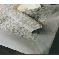 Скатерть OMBELLE chanvre бежевый 170х300, 100% хлопок жаккард