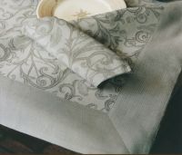 Скатерть OMBELLE chanvre бежевый 170х300, 100% хлопок жаккард
