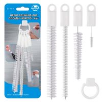 Набор ершиков для посуды КВАТРО 4шт 7/14/17/17.5см МУЛЬТИДОМ