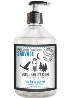 Жидкое мыло Mas du Roseau HOMME SAUVAGE для мужчин, для тела, волос и бороды, 500 мл, кедр