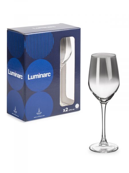 Набор бокалов для вина СЕЛЕСТ СЕРЕБРЯНАЯ ДЫМКА 2шт 270мл LUMINARC