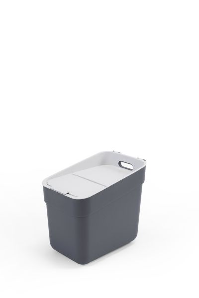 Контейнер для мусора READY TO COLLECT темно-серый/светло-серый 20л CURVER