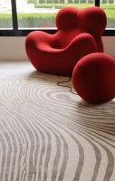 EBRU Ковер 170/240 бежевый, шерсть + вискоза , тафтинг