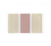 Пляжное полотенце LITTORAL BOIS DE ROSE100х180, хлопок 100%, с оборотной стороны махра, 320 г/м2