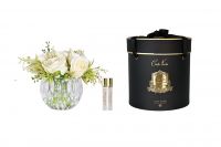 Диффузор Cote Noire Round Summer Roses Champagneбукет роз, шампань, круглая рифленая ваза, спрей 10 мл*2шт