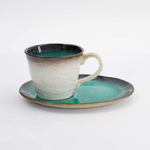 Тарелка Yamasaku Turquoise 18x14x2 см, , керамика TOKYO DESIGN