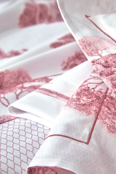 Постельное бельё PROMENADE BOIS DE ROSE пододеяльник 200х220 простынь 280х320 наволочка 50х75*2шт