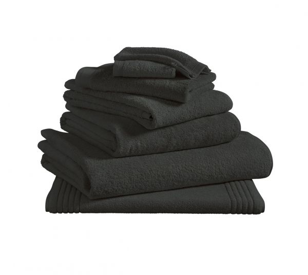 Полотенце UNI ANTHRACITE 30х30 темно-серый хлопок 600гр/м2 (набор 2шт)