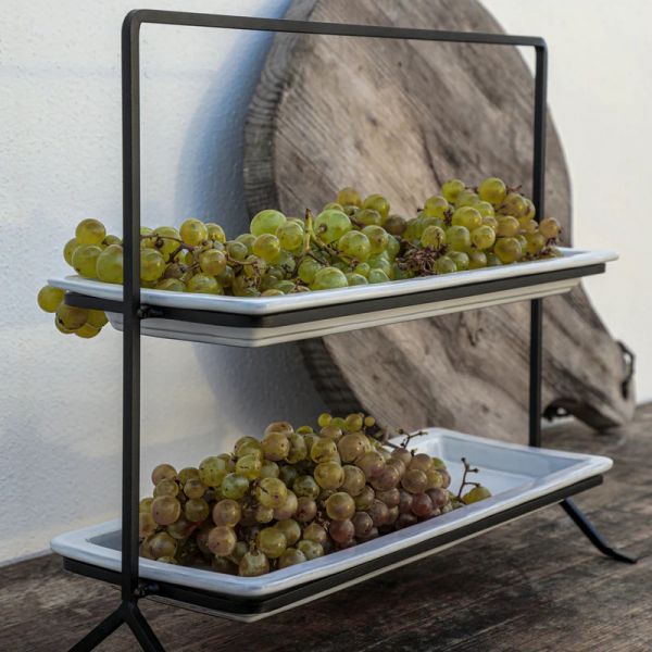 Блюдо прямоугольное 37.3x14.5 см, керамика, white, PLANO COSTA NOVA, 1POR371e-WHI