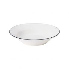 Тарелка глубокая 21.5 см, керамика, white/blue, BEJA COSTA NOVA, ATP261-BLU(ATP261-00721C)