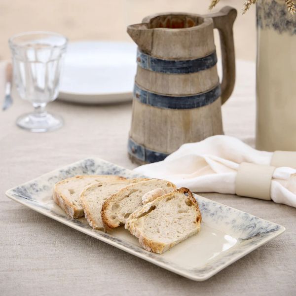 Блюдо прямоугольное 33.5x17.5 см, керамика, cream, MADEIRA COSTA NOVA, BOR341-CRM(BOR341-00422T)