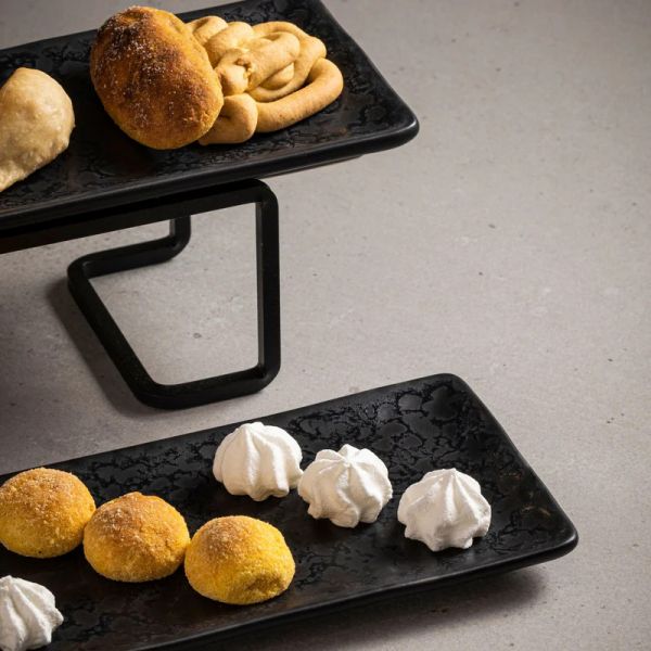 Блюдо прямоугольное 36.4x10.3 см, керамика, black MOON & black LAGOON, BOUTIQUE COSTA NOVA, GRR361-BKL(GRR361-01520F)