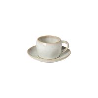 Чайная пара 230 мл, керамика, Sand beige, Eivissa COSTA NOVA, LNCS02-SND(LNCS02-04624C)
