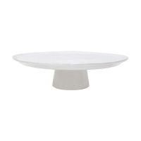 Блюдо на ножке 33.5 см, керамика, white, LISA COSTA NOVA, LSP336-WHE(LSP336-00916C)