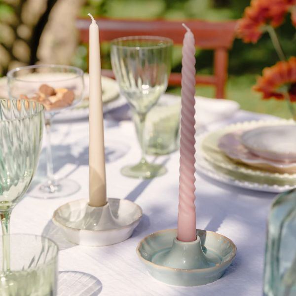 Подсвечник 11.8 см, керамика, turquoise, ALENTEJO COSTA NOVA, TD121-TRQ(TD121-00201D)