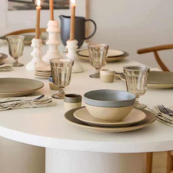 Тарелка закусочная 21.9 см, керамика, Champagne yellow, ARENITO COSTA NOVA, 2RTP222-CHM(2RTP222-02024M)