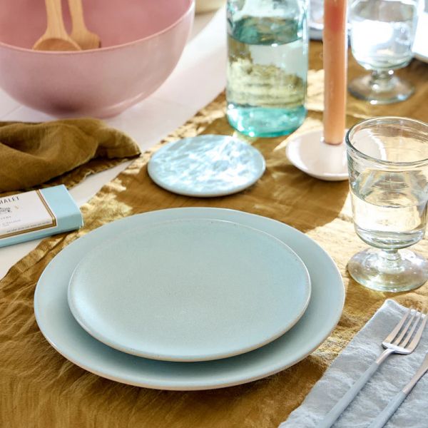 Тарелка обеденная 27 см, керамика, Aqua, ARENITO COSTA NOVA, 2RTP282-AQU(2RTP282-02024N)