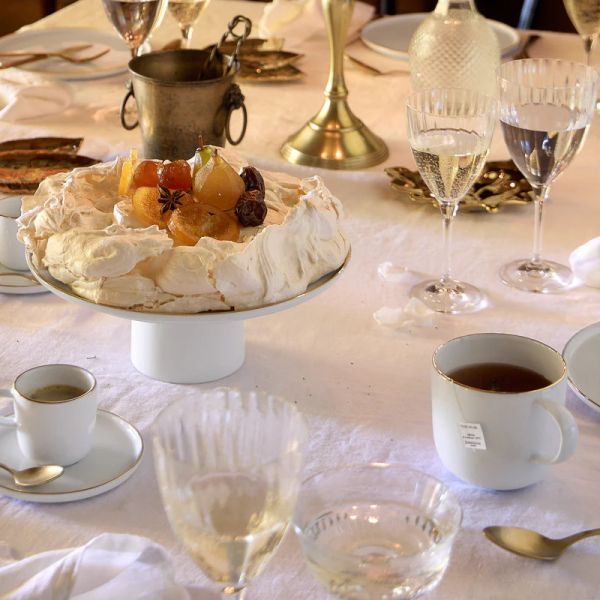 Кружка 410 мл, фарфор, White, gold, Resonance - porcelain COSTA NOVA, 8RCC131-WGD