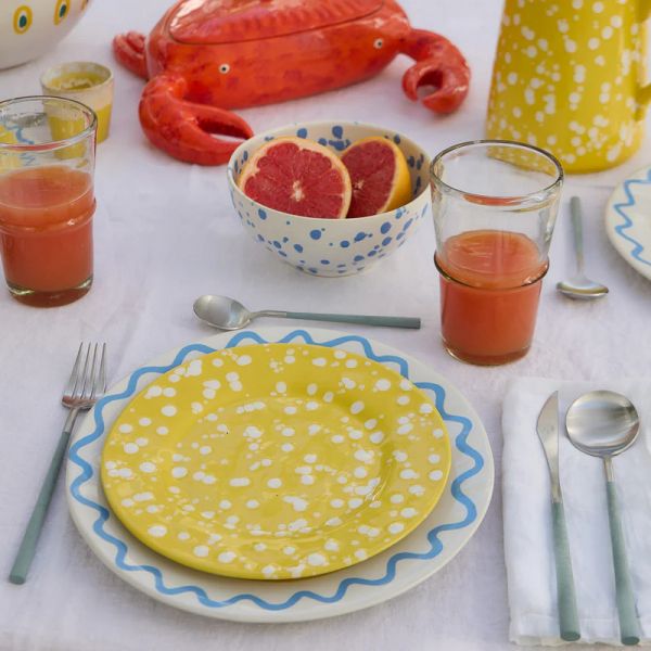 Тарелка закусочная 22.1 см, керамика, chamomile, Rafaela COSTA NOVA, DEP221-CHA(DEP221-03525B)