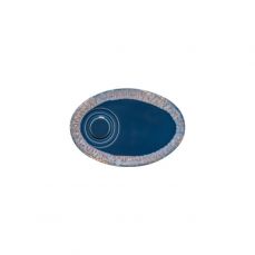 Блюдце 19.7x13.5 см, керамика, Denim Blue Finish, GRESPRESSO COSTA NOVA, LSP201-DEN(LSP201-04824X)