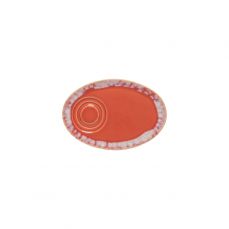 Блюдце 19.7x13.5 см, керамика, Sunset red, GRESPRESSO COSTA NOVA, LSP201-SNR(LSP201-04824Y)