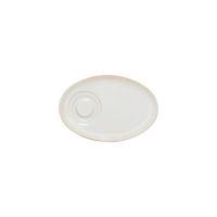 Блюдце 19.7x13.5 см, керамика, White, GRESPRESSO COSTA NOVA, LSP201-WHI(LSP201-01017S)