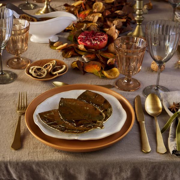 Тарелка десертная 12.6x11.4 см, керамика, TERRACOTTA, Silvina COSTA NOVA, QLP131-TRC(QLP131-06924M)