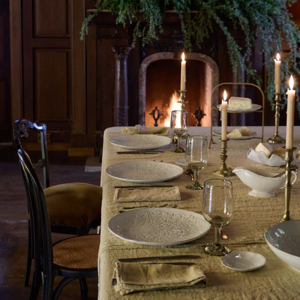 Тарелка подстановочная 32.4 см, керамика, White, Silvina COSTA NOVA, QLP321-FWH(QLP321-VC7107)