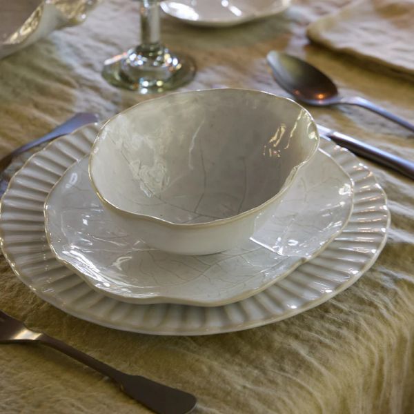 Салатник 17x14.4 см, керамика, White, Silvina COSTA NOVA, QLS171-FWH(QLS171-VC7107)